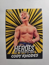 2023 Leaf Heroes of Wrestling Yellow Cody Rhodes #B-3