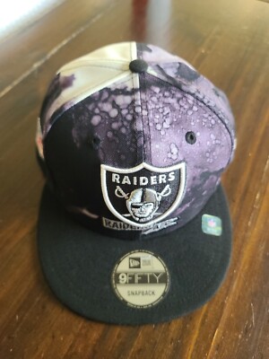 2022 sideline las vegas raiders oakland New era 9fifty blk dye Snapback Hat cap