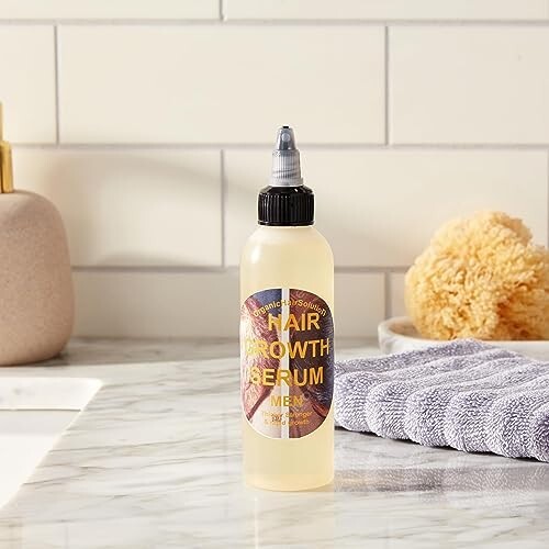 Men Hair Growth Serum -For Stronger, Thicker Longer Hair-Scalp