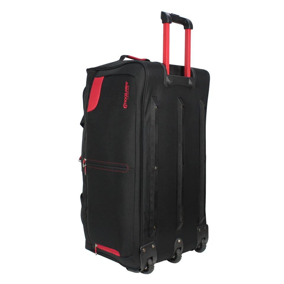 Lightweight Duffle Bag Wheeled Holdall Luggage Trolley Cargo Travel Bag - RL501 - Image 2 of 4