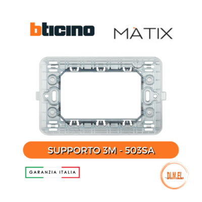 BTicino Matix AM5005 Pulsante Unipolare - Interruttore Per Impianti Elettrici Di Qualità - 5