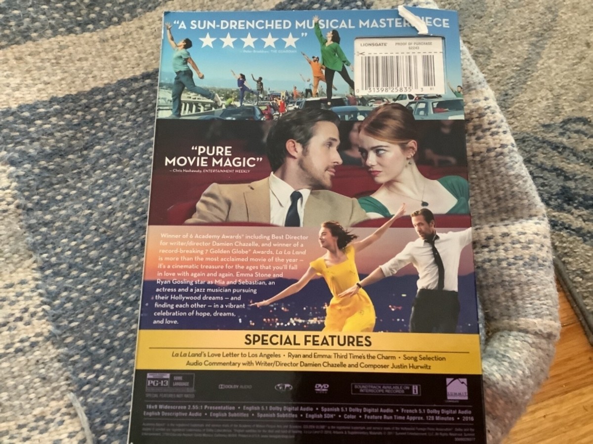 French La La Land Subtitles La La Land DVD …Brand New!…Ryan