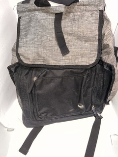 DogIT expandable Dog Backpack Soft Carrier (grey/black)