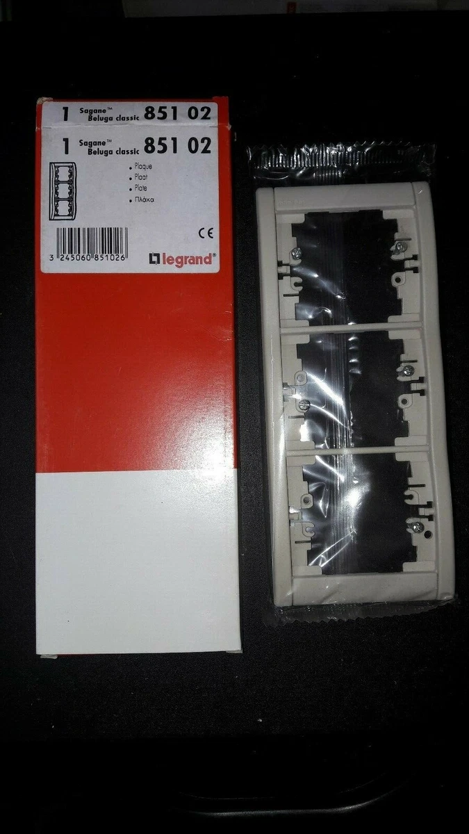 Plaque Legrand Sagane Beluga Or 85110 OU 851 10