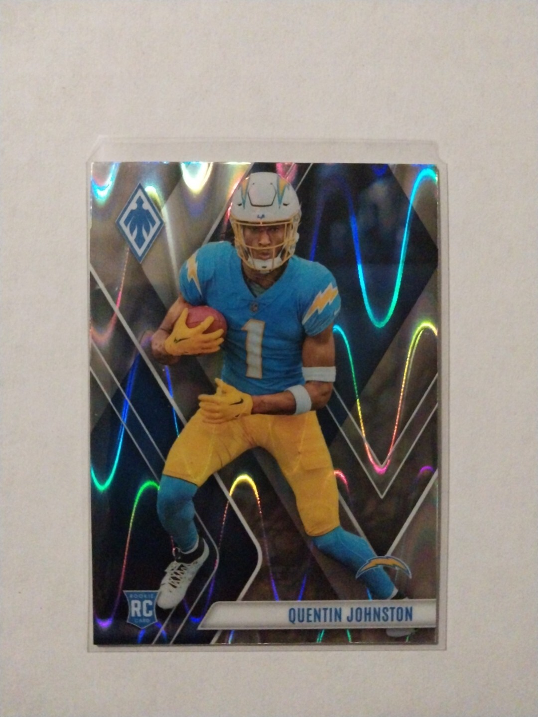 2023 Panini Phoenix-Quentin Johnston-Silver Seismic-Rookie-RC-#107-LA Chargers✨