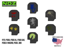 NDZ Sig P365, XL, Fuse, X Macro, AXG Slide Cover Back Plate Aluminum Color Fill
