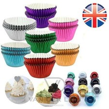Van Der Linn METALLIC CUPCAKE CASES FOIL METALLIC Premium Quality Greaseproof