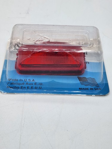 Anderson Marine E150R Boat Trailer Red Sealed Clearance Side Marker Light - Foto 3 di 4