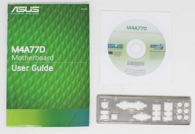 ASUS M4A77D - SET Handbuch ATX IO Shield Slotblende Treiber CD (#20673)
