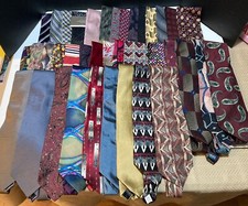 LOT OF 38 silk ties job mixed design suit wear Most Made in Italy