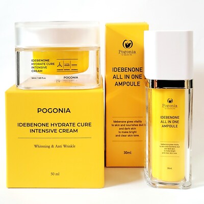 Pogonia Idebenone Hydrate Cure Intensive Cream 50ml + All In One Ampoule 30ml