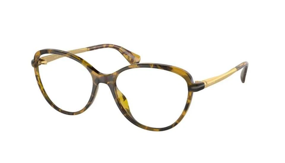Ralph Lauren RA7157U 5836 / Shiny Yellow havana with Clear Lens/ Cat eye Lens... - Imagem 2 de 4
