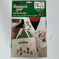 Tulip Iron On Transfers Christmas Traditions Santa