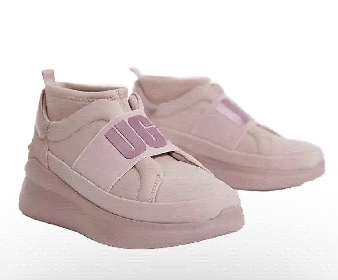 UGG NEUTRA METALLIC PINK CRYSTAL METALLIC WOMAN'S SNEAKERS US SIZE