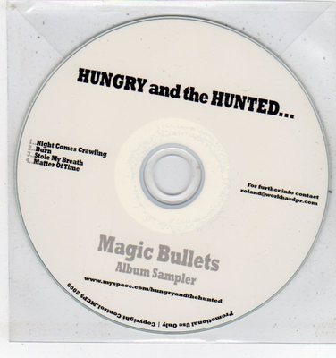 (ET478) Hungry and the Hunted, Magic Bullets 4 track sampler - 2009 DJ CD