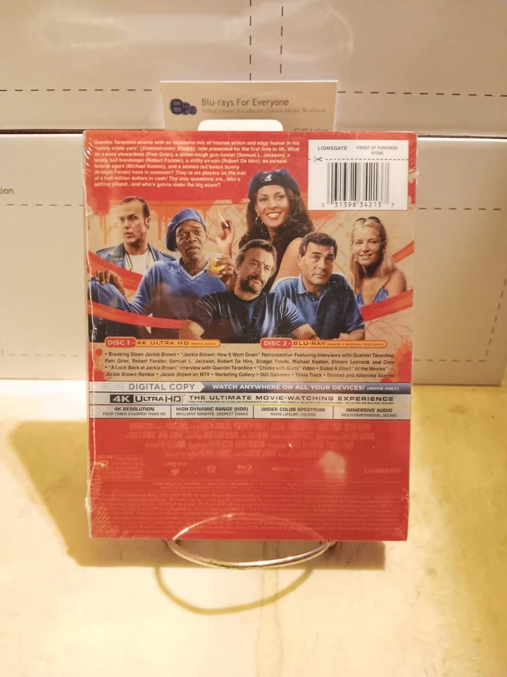 NEW Jackie Brown 4K SteelBook UHD Blu-ray [1997] No Dents - Ships Next Day - Image 4 of 4