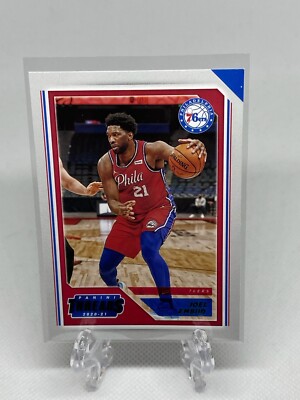 2020-21 Panini Chronicles Threads Basketball Joel Embiid #90 Green Parallel