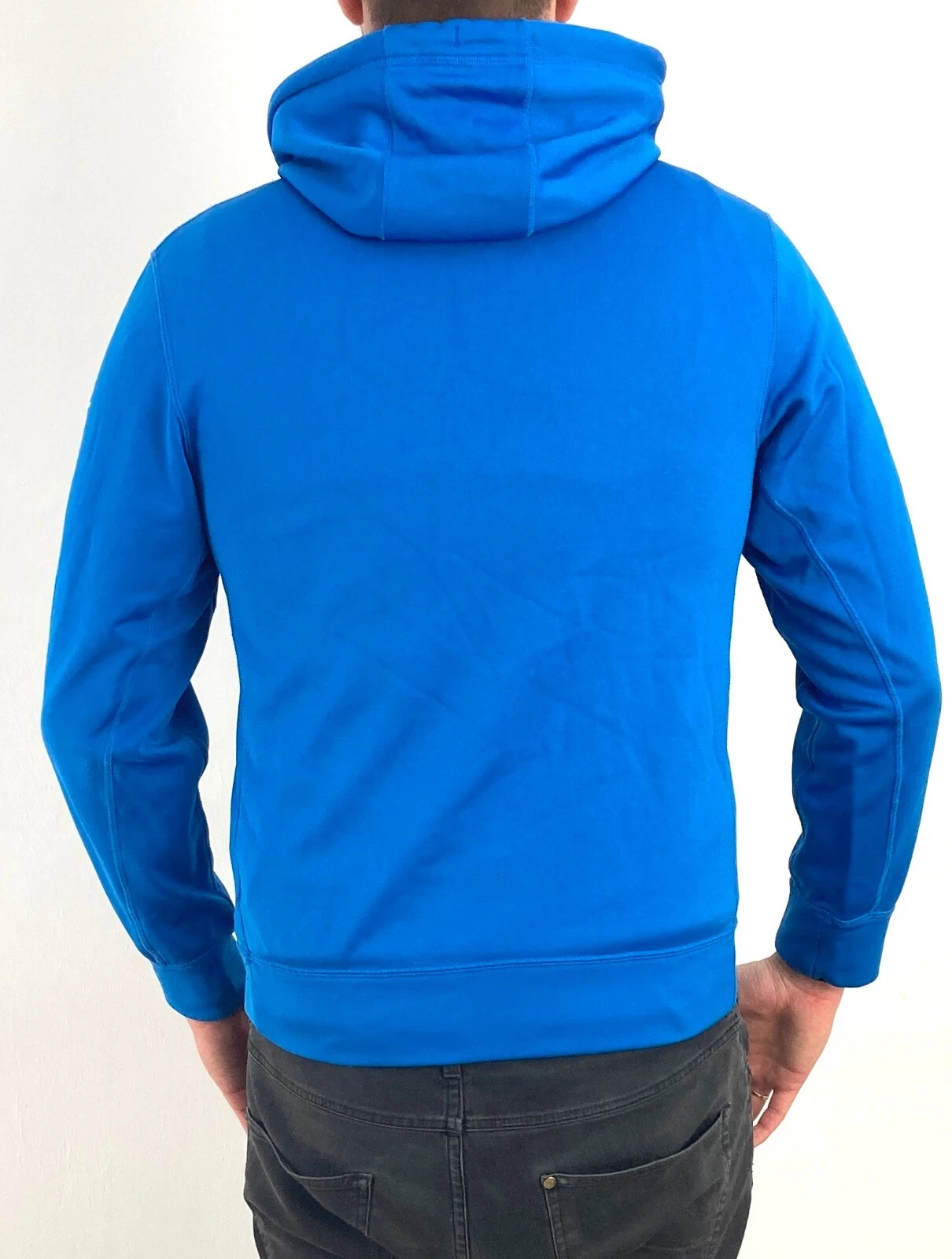 SACAI Felpa con cappuccio uomo Nike felpa con cappuccio taglia S con borsa da canguro blu 119829