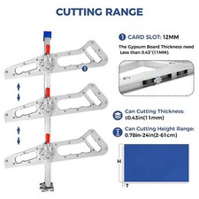 Plaster Board Cutting Tool Folding Gypsum Board Cutter Handheld Drywall Cutter
