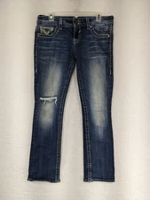 Vigoss Women’s Jeans - The Dallas Slim Boot Size 9/10 Length 33