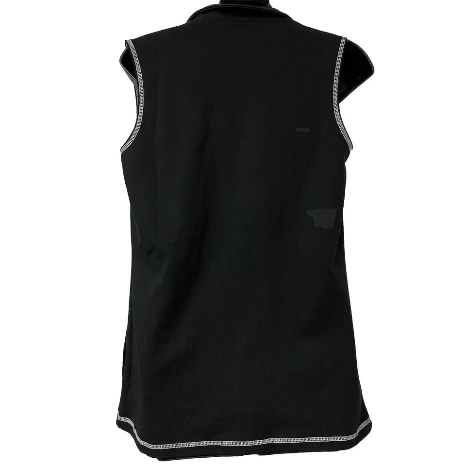 Quacker Factory Women XXS Rhinestone Zip Vest Embroidered Fairy Goth WhimsyGoth - Image 2 of 4