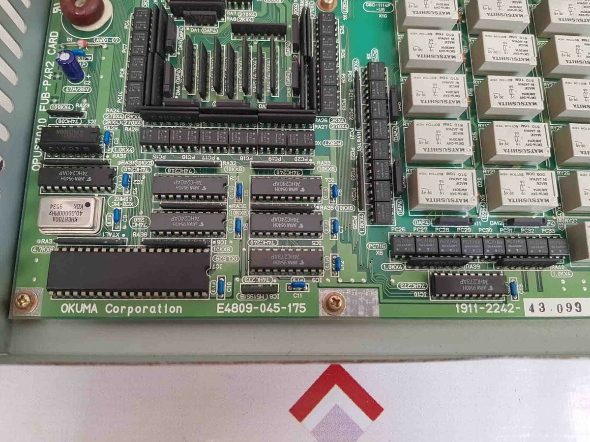 Okuma opus7000 fub-p4r2 card 1911-2242-43.099 ver no. 2.0 | eBay