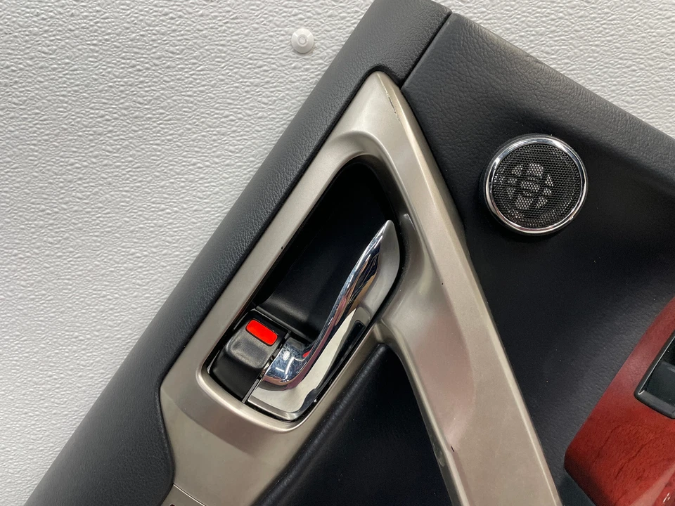 10 11 12 13 Panel de cubierta de puerta interior trasera izquierda Lexus GX460 negro 1567 OEM Foto 2 de 4