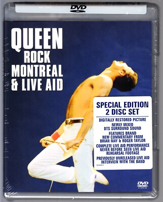 QUEEN ROCK MONTREAL & LIVE AID DVD