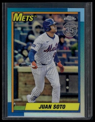 2025 Topps Update #U90C-7 Juan Soto 1990 Topps Baseball 35th Anniversary Chrome