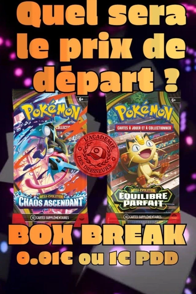 Box Break Multi Serie 0.01 ou 1€ PDD