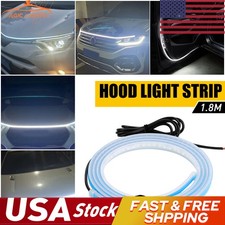 1.8m/5.9FT Daytime LED Running Light Strip Dynamic LED Flexible Hood Car New