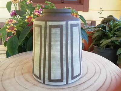 Vase Studio Keramik JOHANNES ANDREAS URBAN 60er 70er Kunst-Keramik DDR