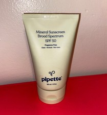Pipette Mineral Sunscreen Broad Spectrum SPF 50 Lotion Baby  Kids 4 oz. 06/26