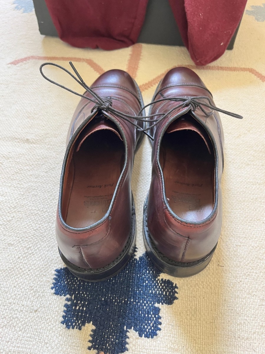 Allen Edmonds Men’s Park Avenue  Burgundy Cap Toe  5675 US Size 7.5D Allen Edmonds Park Avenue 5875 Burgundy Cap | Mercari main image 4