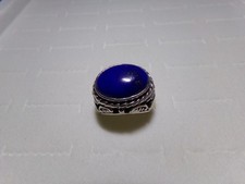 Lapis Sterling Silver 925 Ring Size 7.25 Beautiful 14.17 gr. total