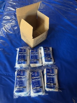 12 Pack Sherwin Williams Contractor Series 4  Mini Paint Rollers 1/2  Nap