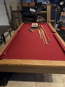 Imperial Player 8ft Pool Table With Accessories PICK UP ONLY!