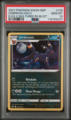 Umbreon graded PSA 10 for sale on eBay
