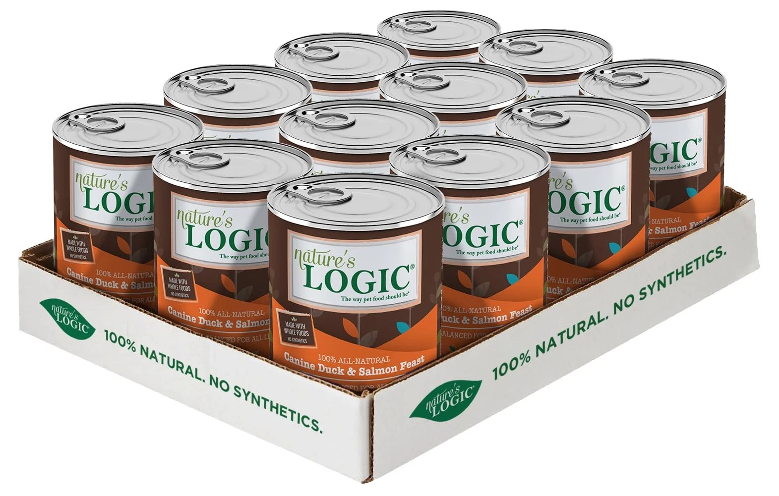 Natures Logic Grain-Free Canned Dog Food - 95 Animal Proteins - 100 Natural