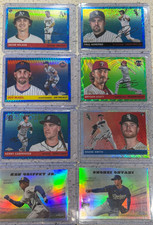 2025 Topps Chrome Platinum '55 8-Card Lot Jacob Wilson Rc Ohtani Griffey Smith