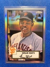 2021 Topps Chrome Platinum Anniversary Refractor Willie Mays MLB SF Giants #618