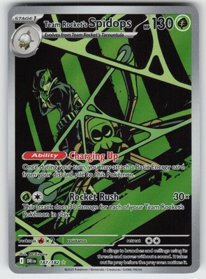Team Rocket's Spidops Illustration Rare SV10: Destined Rivals 187