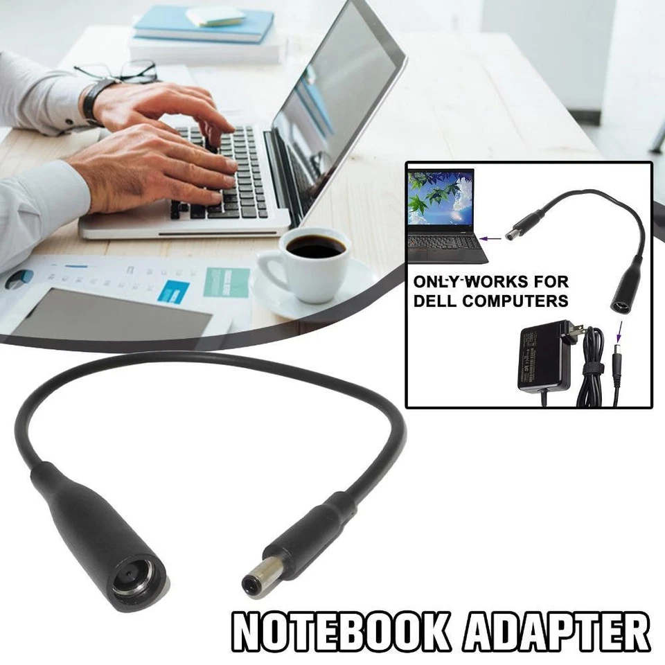 Für Dell 7,4 mm 4,5 mm Ladegerät Netzteil Adapter Ladekonverter✲ V7V2
