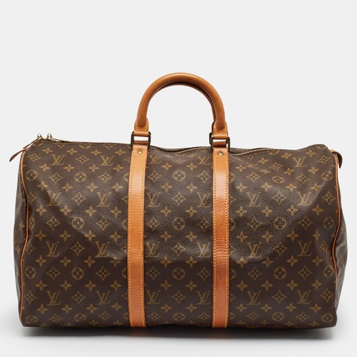 Louis Vuitton Keepall 50 Monogram Canvas Bag