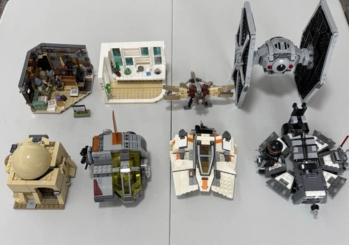 New ListingLEGO Star Wars Lot: Vader Transformation, Tie Fighter, Snowspeeder… (Read Descr)