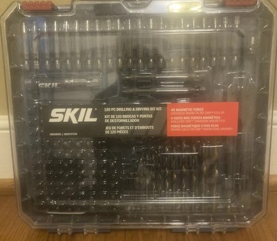 SKIL 120Pc Drilling and Screw Driving Bit Set with Bit Grip SMXS8501