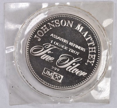 Johnson Matthey 1 oz Silver 0.999 - Freedom Of Religion | eBay