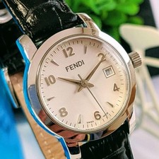 FENDI 2100L White Dial Silver Womens Quartz Watch 26mm Box Papers
