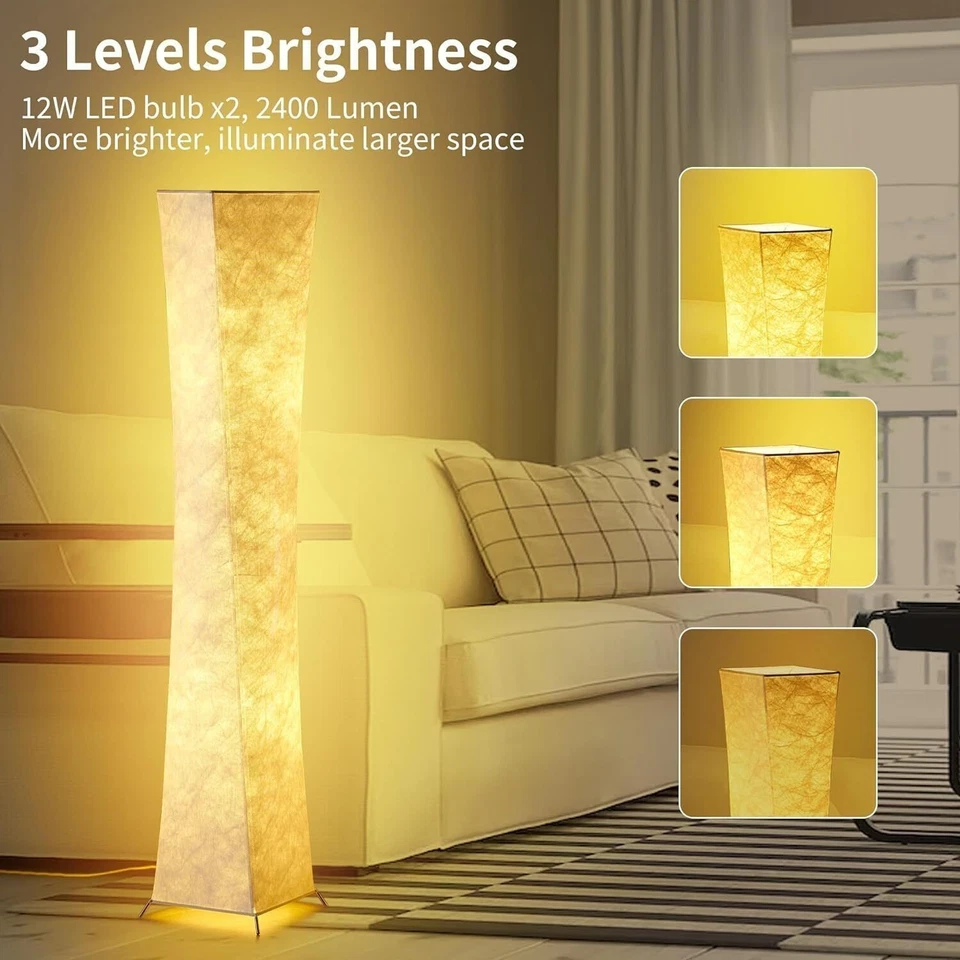 Column Floor Light 3 Levels Adjustable Brightness Ｗ/ 2700K Color Temperature Hot - Image 2 of 4