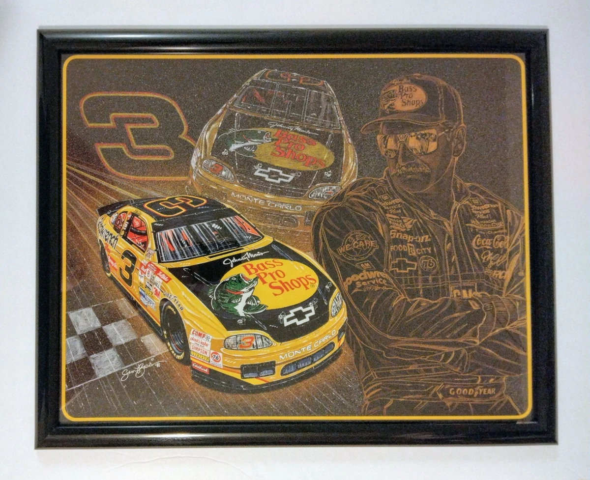 Dale Earnhardt NASCAR Original Autographed Lithographs, Posters